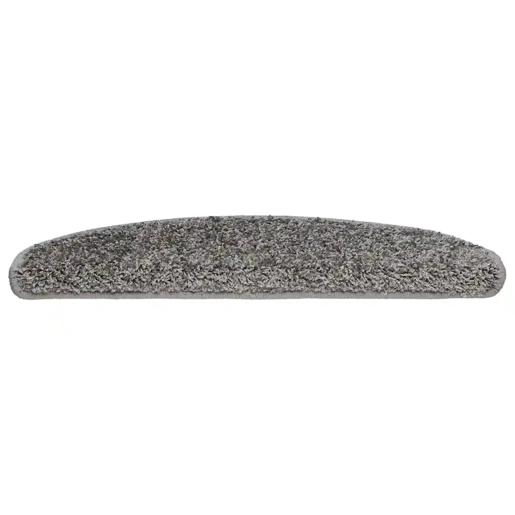 Tappetini per scale 30 pz 65x21x4 cm Grigio Semicircolari Grandi 3365812