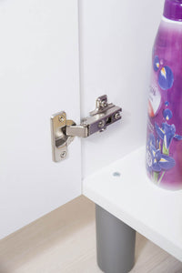 Mobile Lavatoio in ABS 55x45x88 cm 2 Ante Ambrosini Doris Bianco Opaco