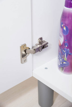 Mobile Lavatoio in ABS 55x45x88 cm 2 Ante Ambrosini Doris Bianco Opaco