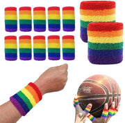Strisce di protezione per sport - 2 pezzi - Flessibili - Bende per sudore - Adatti per adulti/bambini - Materiale nylon