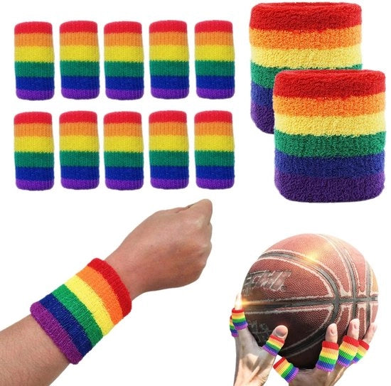 Strisce di protezione per sport - 2 pezzi - Flessibili - Bende per sudore - Adatti per adulti/bambini - Materiale nylon