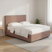 Altrincham, Letto Piazza e Mezza Sfoderabile Made in Italy, Rosa Antico