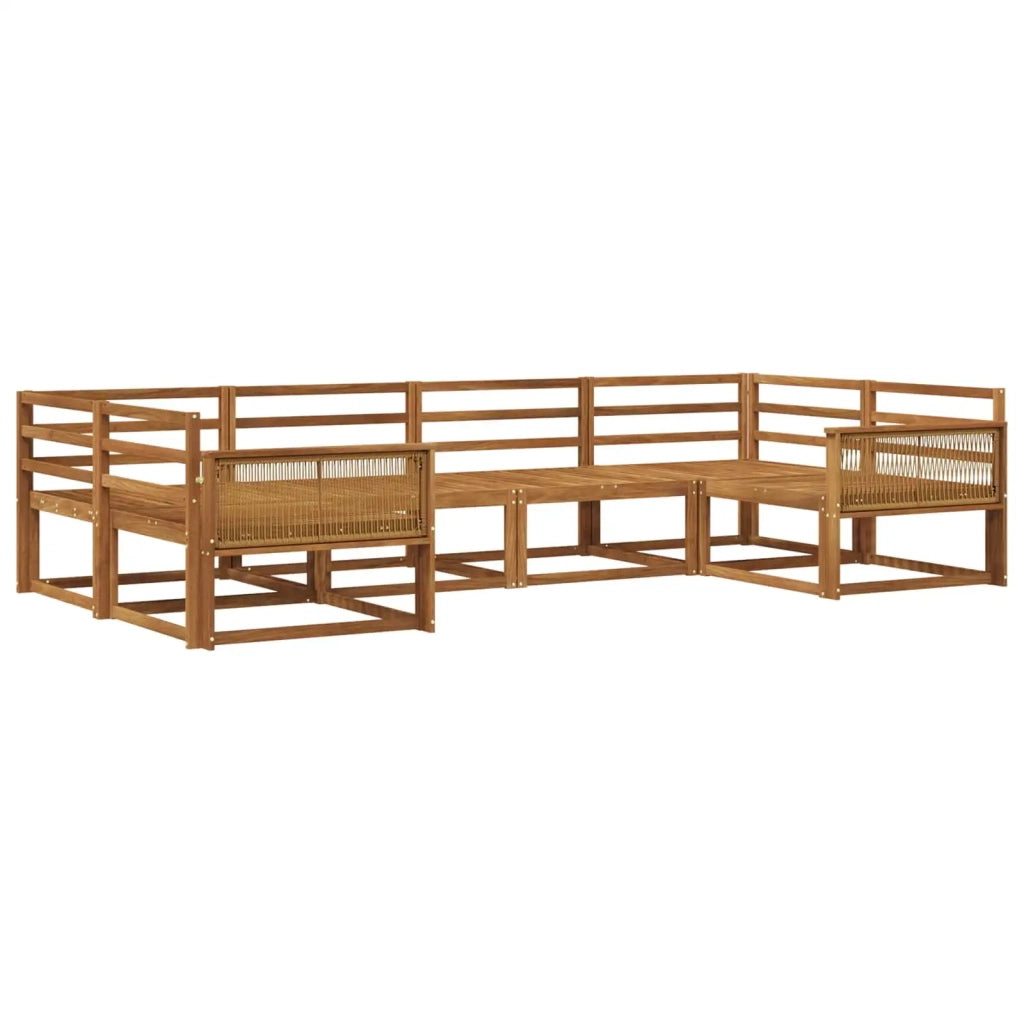 Set di divani da esterno 6 pcs Naturale 3382847