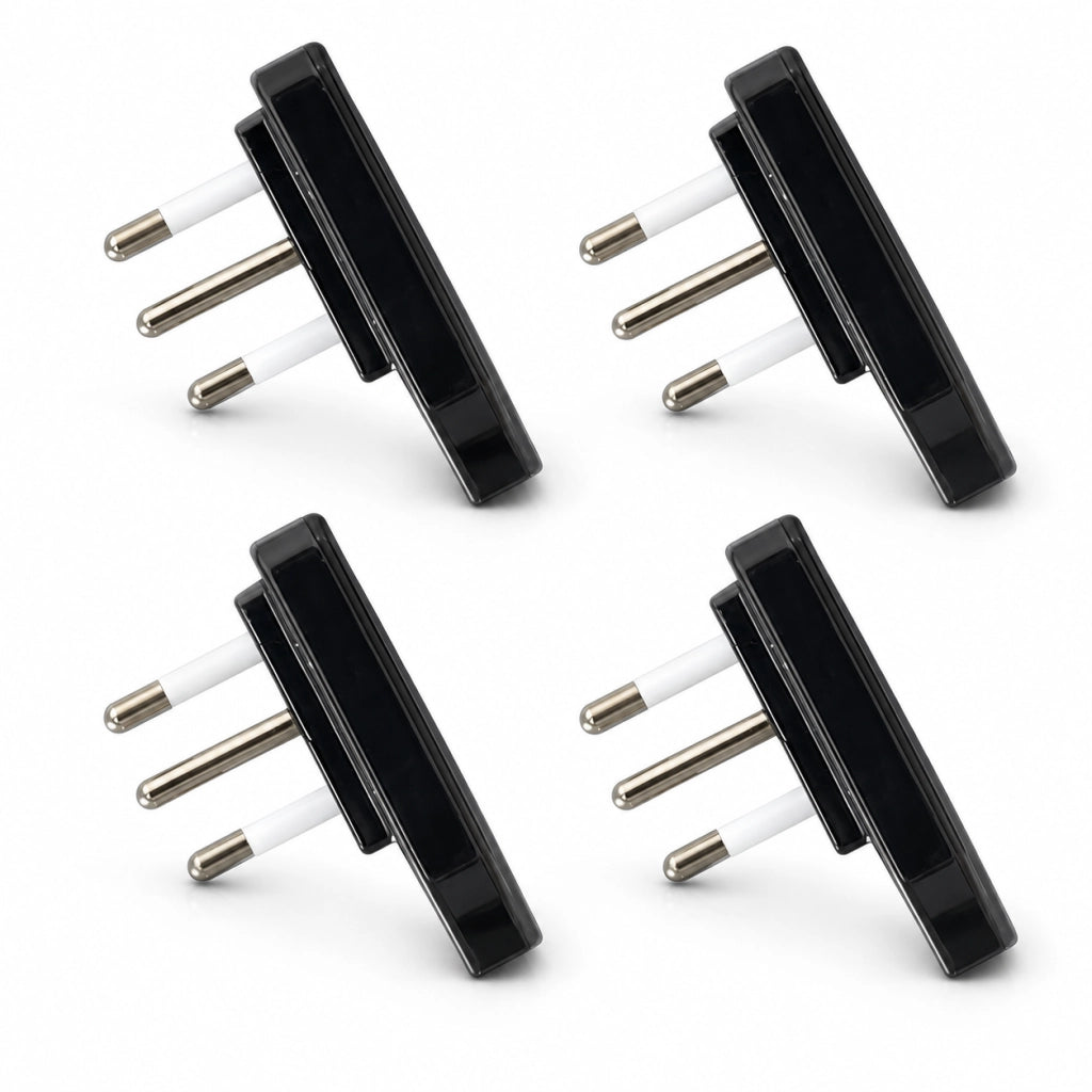 4 Spine Elettriche Ultrapiatte 90° 2P+T 16A 250V Salvaspazio 1027AN