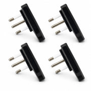 4 Spine Elettriche Ultrapiatte 90° 2P+T 16A 250V Salvaspazio 1027AN