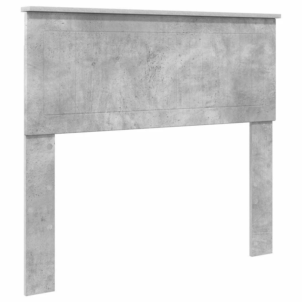 Testiera-Testata-Testiera Decorativa Grigio cemento 100 cm Legno multistrato 455938