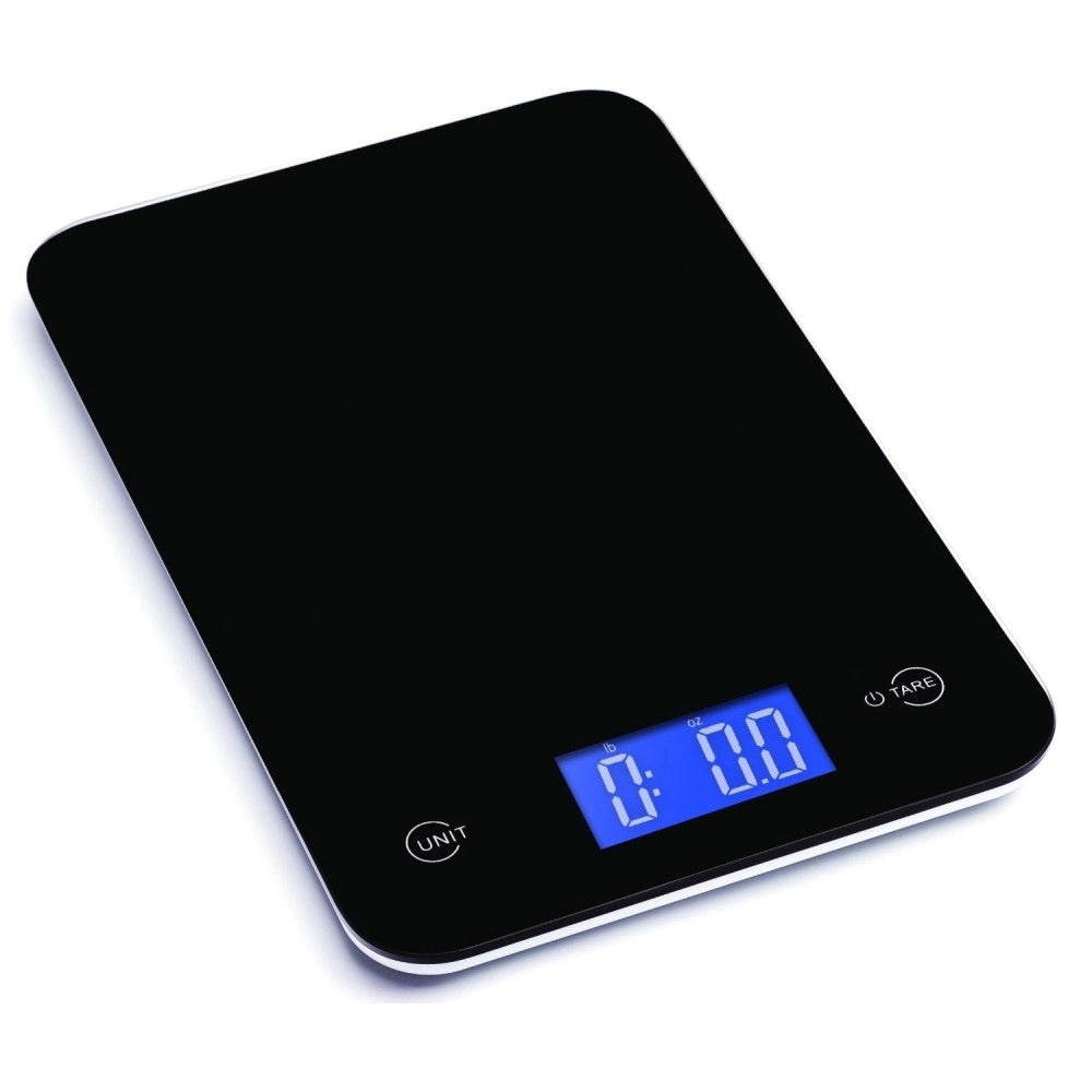 Trade Shop - Bilancia Digitale Lcd Piatto Ripiano In Vetro Da Cucina 5kg Da1gr A 5kg Touch -