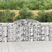 Cesti Gabbioni ad Arco 13 pz 300x30x100/120 cm Ferro Zincatocod mxl 124047