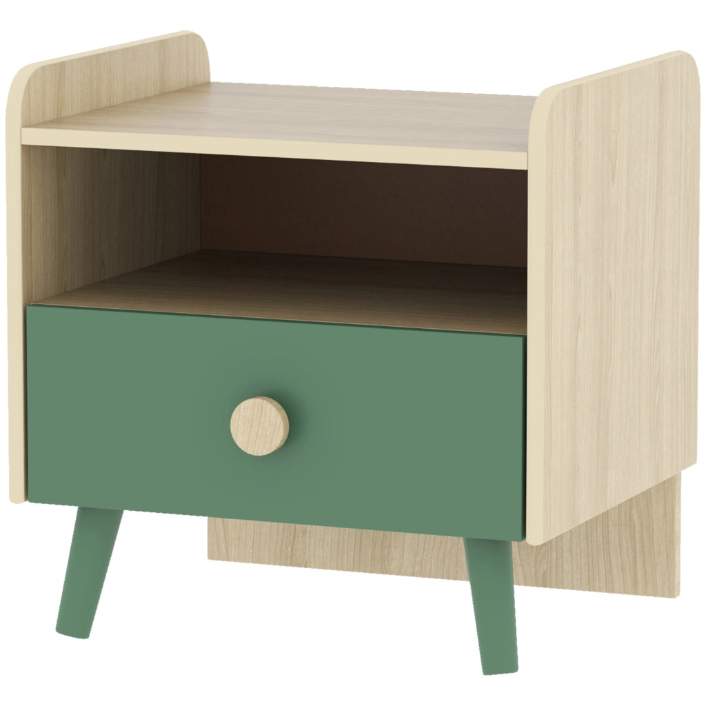 Comodino bambini con cassetto ¨C Xylo ¨C legno naturale