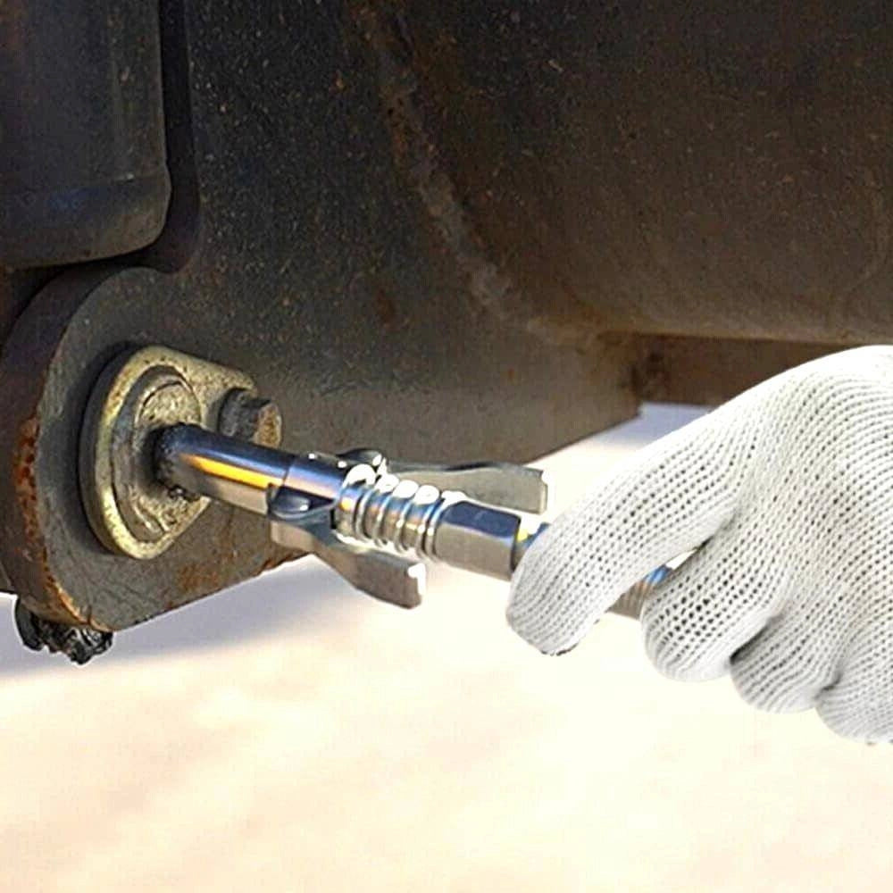 Trade Shop - Ugello Accoppiatore Per Ingrassatore Pompa Grasso Autobloccante A Molla 07437 -
