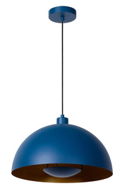 Lampada a sospensione Siemon Ø40 blu oro E27 Lucide