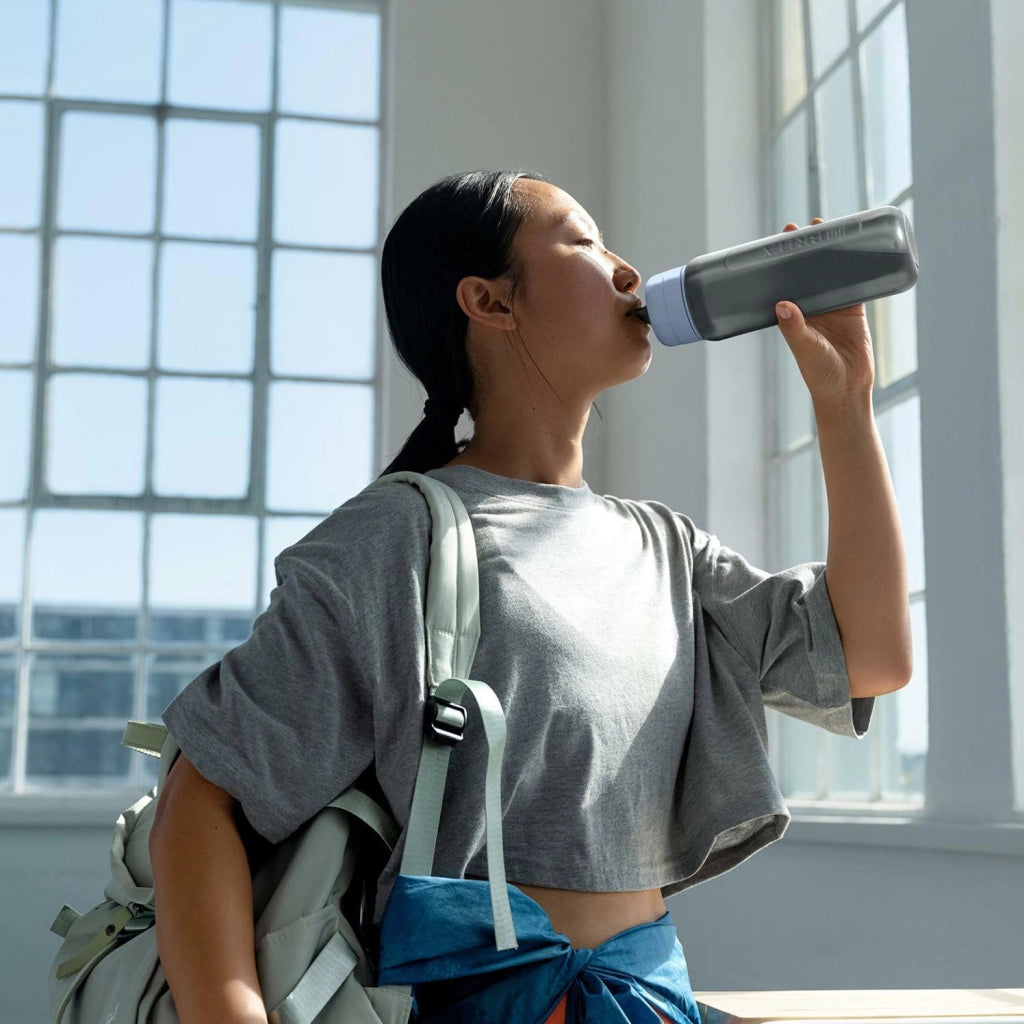 Brita 1052248 Filtraggio acqua Bottiglia per filtrare l'acqua 0,6 L Blu, Grigio