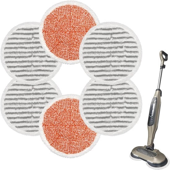 6 pezzi - pulitore a vapore cartucce di ricambio adatta per Serie S7000 S7000AMZ S7001 S7001TGT e S7201 microfibra pulitore cartucce