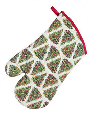 Guanto natalizio Christmas Tree bianco