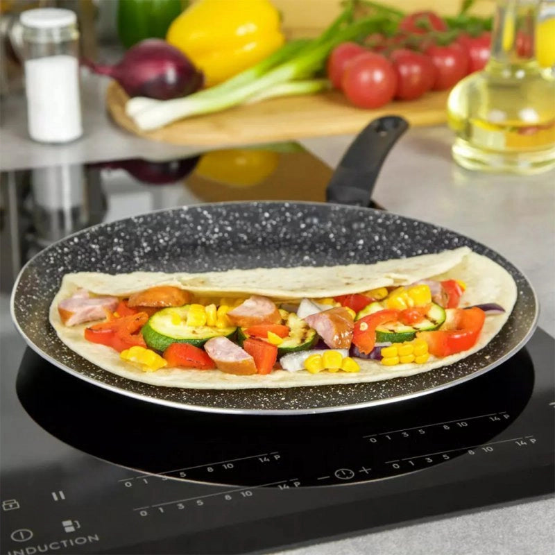 Kinghoff KH-1127 Padella per pancake 22 cm Rivestimento antiaderente in marmo