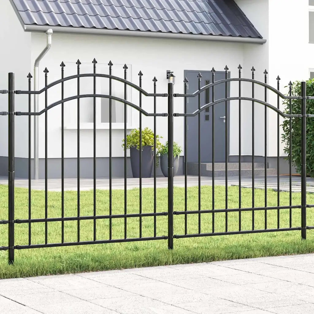 vidaXL Recinzione per Giardino Grigio 165 cm