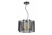Lampada a sospensione Reality Laria nera Ø30 E27 40W