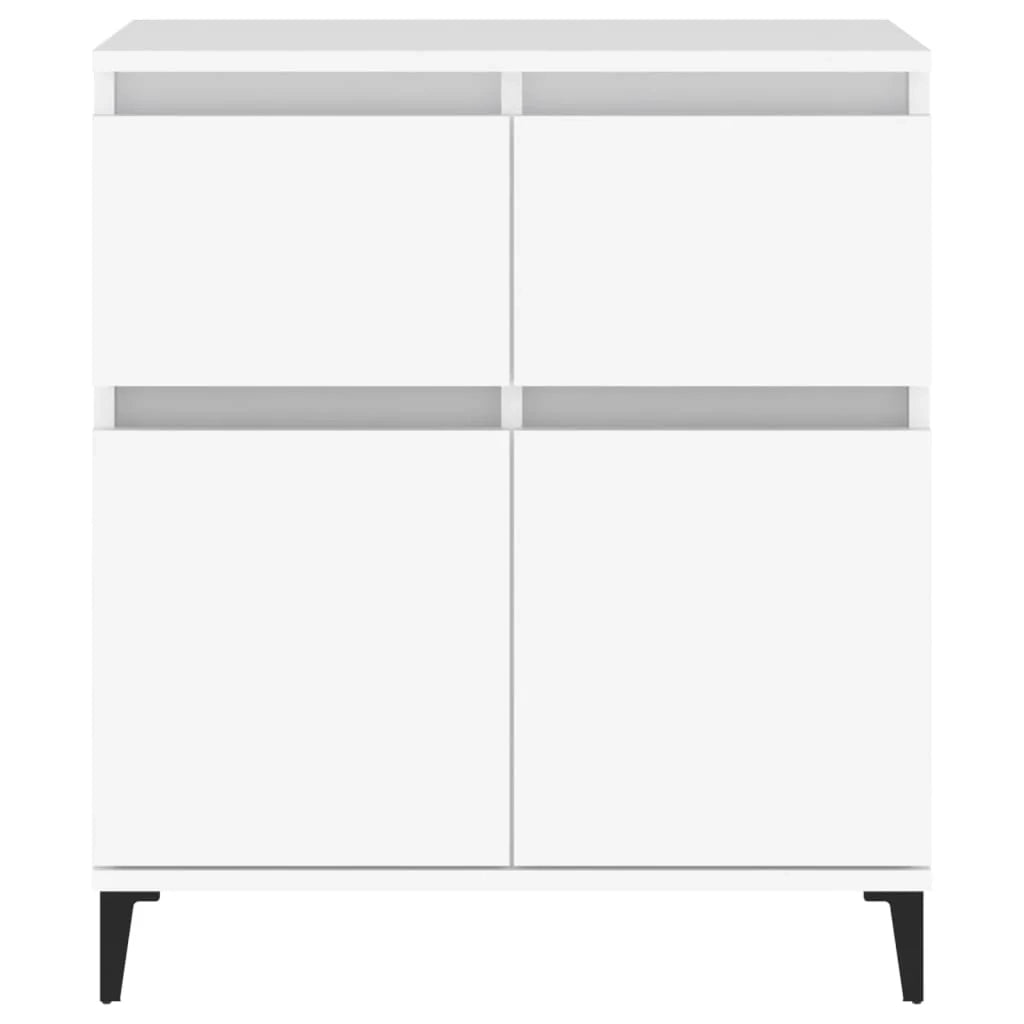 Buffet credenza cassettiera armadio mobile contenitore organizer per cucina soggiorno salotto 60 x 35 x 70 cm legno ingegnerizzato bianco 02_0030366