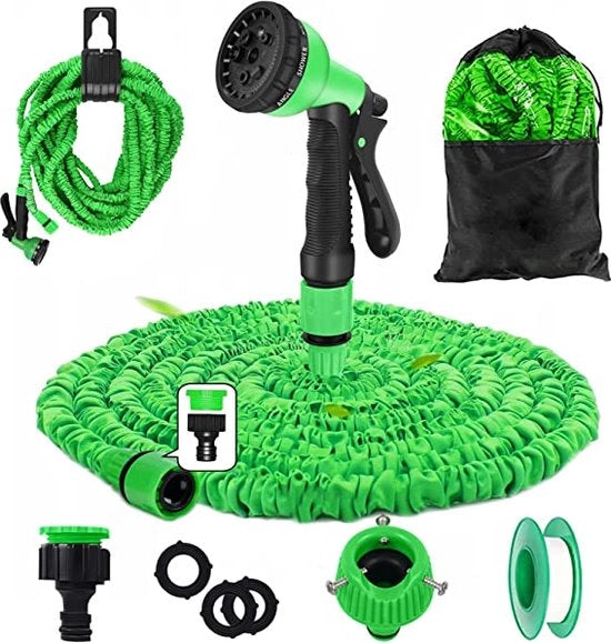 Serpentina flessibile per giardino, tubo di gomma per giardino, tubo di gomma premium in qualità professionale 30 m
