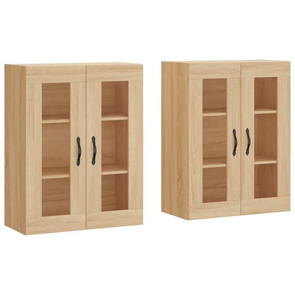 Armadietti a Parete 2 pz Rovere Sonoma in Legno Multistrato CFW8973880