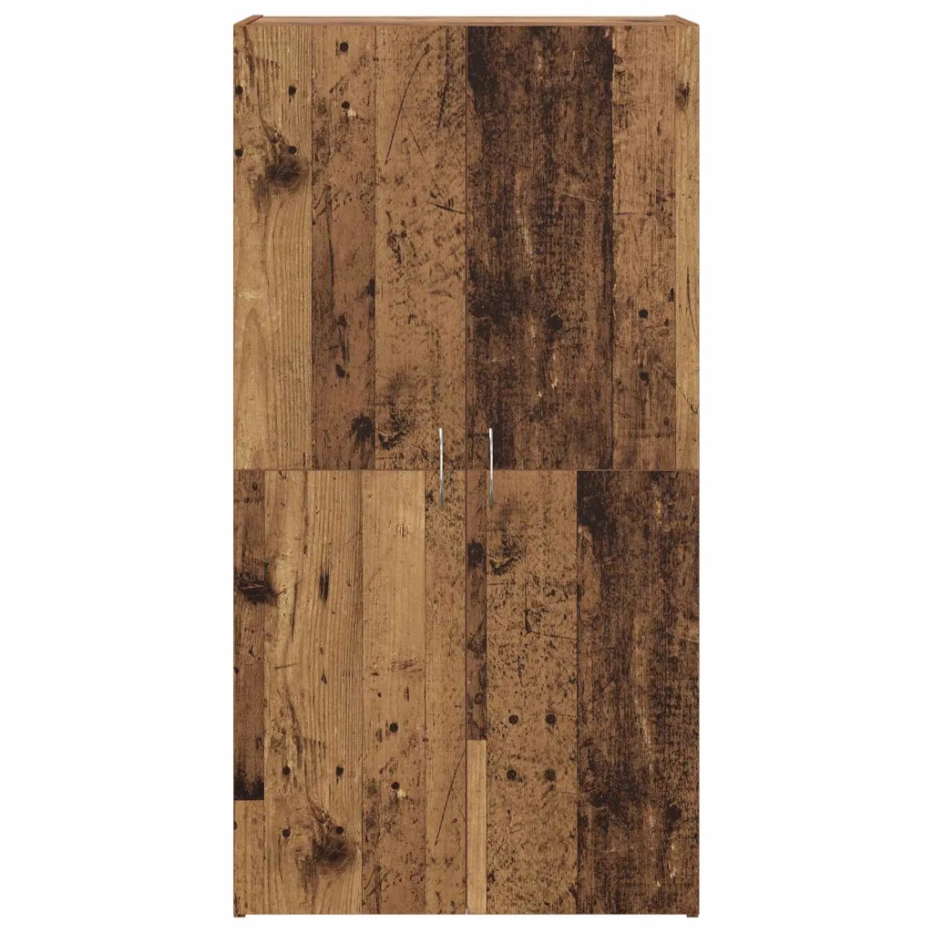 Mobile per Ufficio con lo scaffale Rovere Nero 60 x 32 x 115 cm CFW5348472