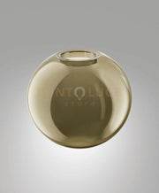 3805-55-189 DIFFUSORE IN VETRO SFERA ORO D.25CM PER KIT LUCI 14W