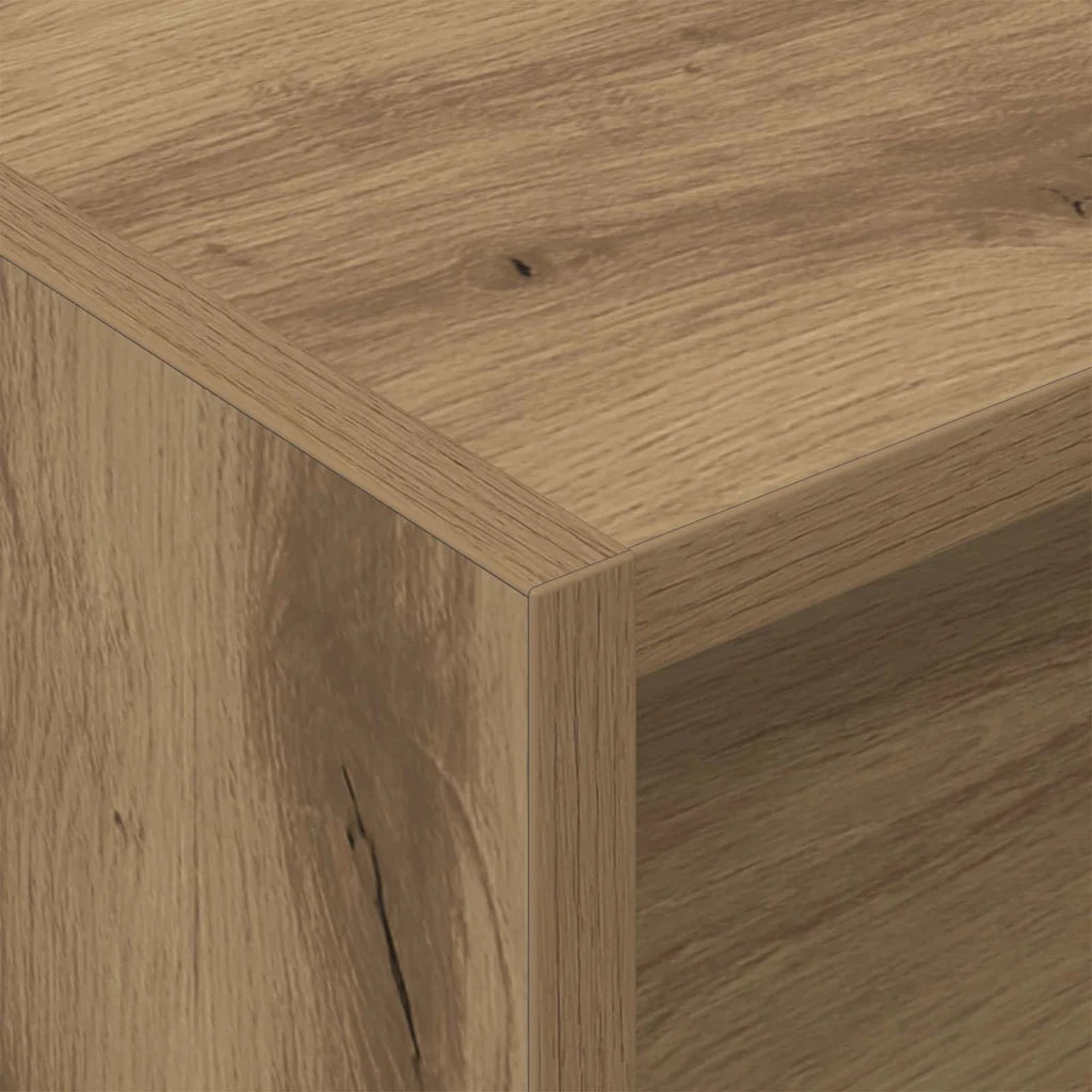 Mobile porta vinili Rovere artigianale 78.5 x 35 x 45 cm CFW5938786