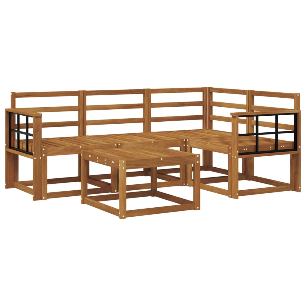 Set di divani da esterno 5 pcs Naturale