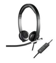 Logitech h650e auricolare cablato a padiglione ufficio usb tipo a nero, argento - 981-000519