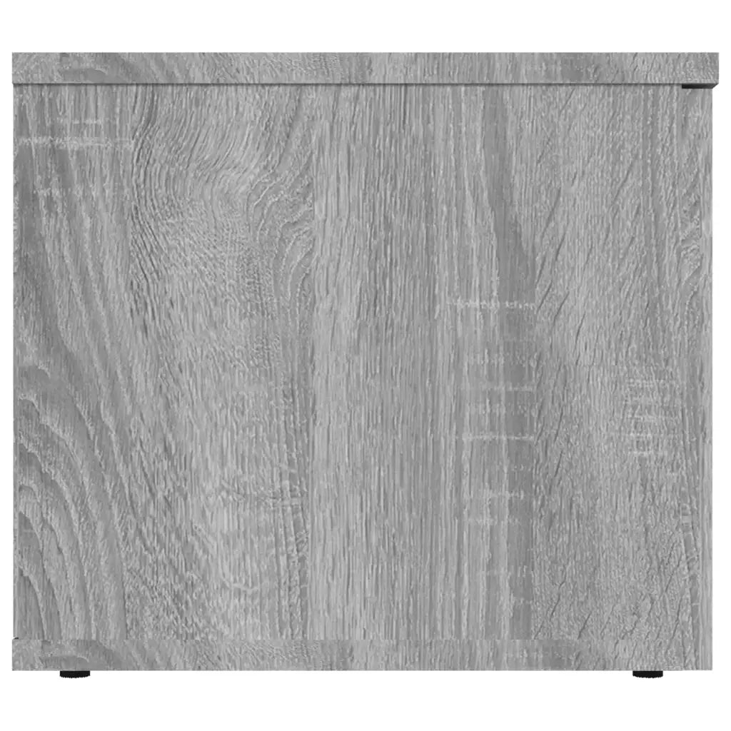 Mobile Porta TV Grigio Sonoma 80x34x30 cm in Legno Multistrato cod mxl 16413