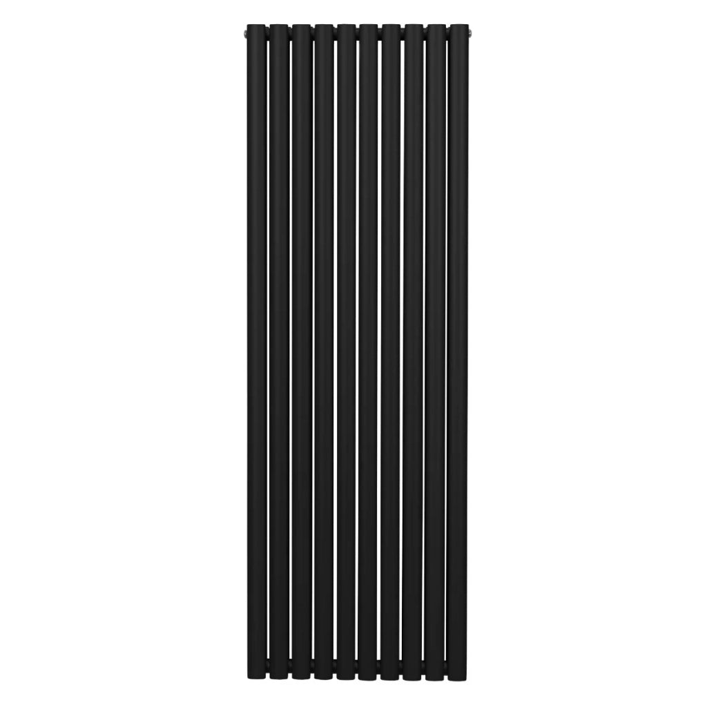 Radiatore a colonna ovale TRV Designer nero 1800mm x 600mm