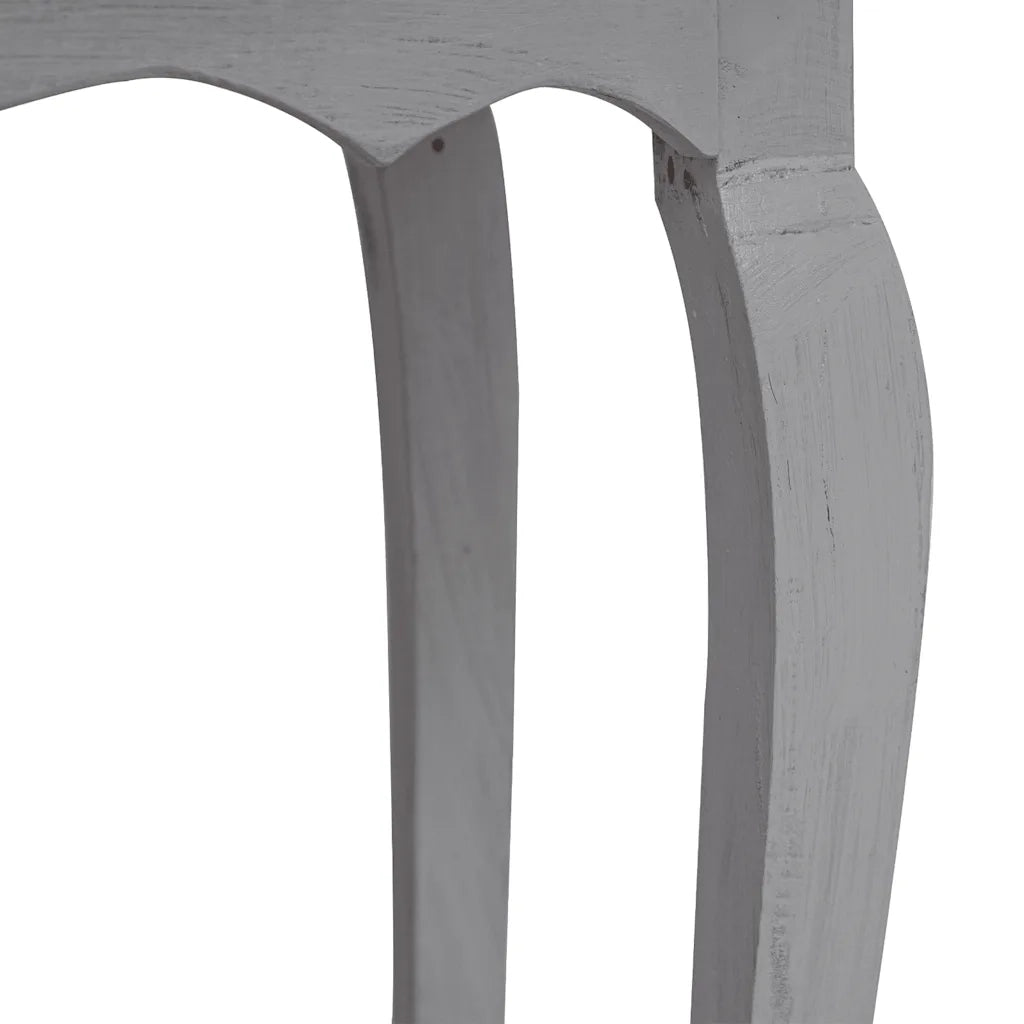 Scrivania in Legno Massello di Mogano 80x40x92 cm 244503