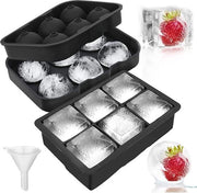 Set di blocchi di ghiaccio in silicone a forma di cubo con coperchio - BPA libero - confezione da 12 pezzi - accessori per Stanley Cup - set da 2 pezzi