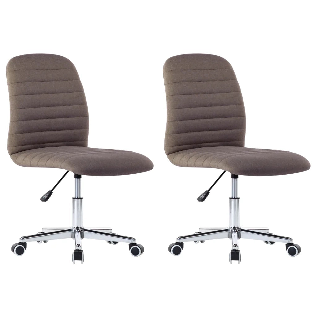 Sedie da Pranzo 2 pz Grigio Talpa in Tessuto cod mxl 7615