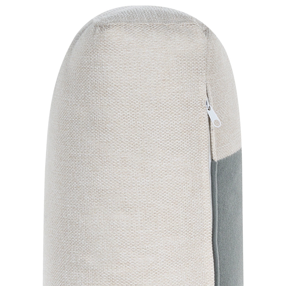 Poltrona Beige chiaro in tessuto imbottito Schienale spesso imbottito Divano classico da salotto