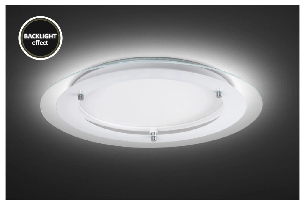 Plafoniera incasso tonda 40cm bianca LED 18W Rabalux