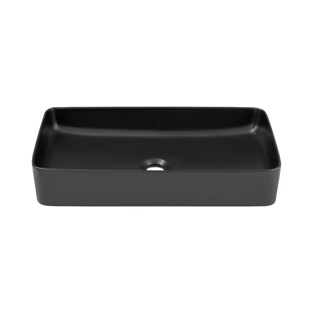 Set da bagno MATT: mobile sottolavabo 100cm + lavabo da appoggio nero