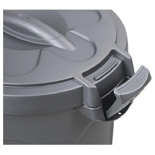 Bidone Immondizia Tom Stefanplast Grigio Lt 46 cm 45X40 H.cm 61