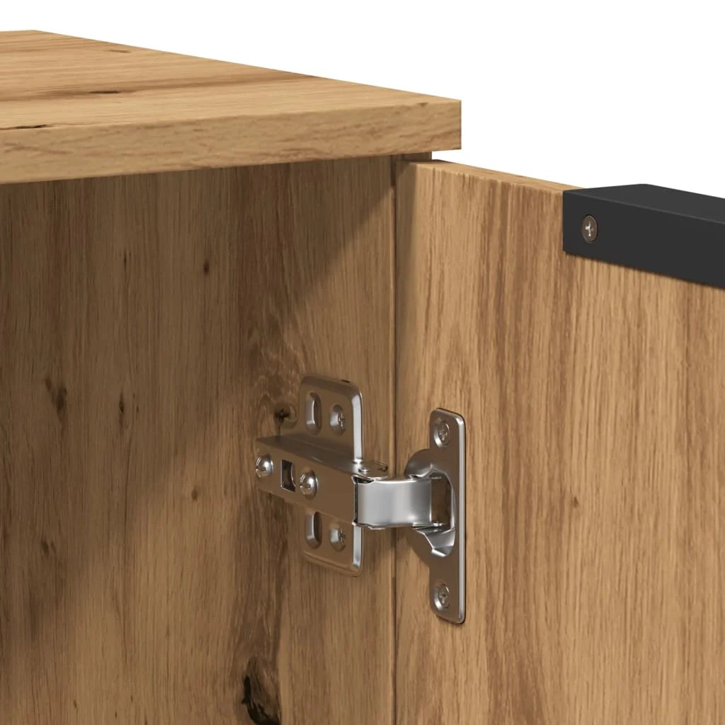 Buffet credenza cassettiera mobiletto mobile contenitore organizer per cucina soggiorno salotto fatto a mano 60 x 30 x 70 cm legno ingegnerizzato marrone 02_0030815