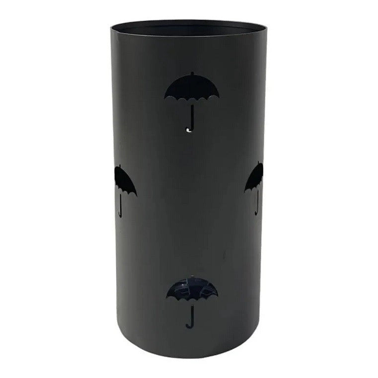 Portaombrelli in Metallo Tondo Rain Tortora 49 cm