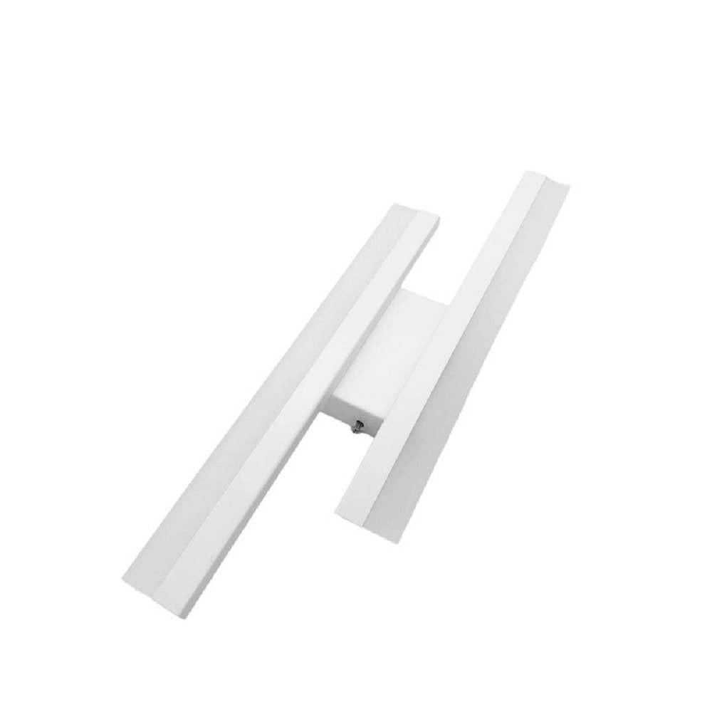 Trade Shop - Applique Parete Moderno 10w Lumetto Abat Jour Bianca Luce 6500k 4000k 3000k E87b -