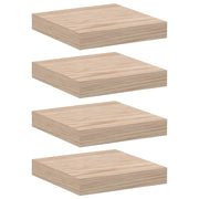 4 pz Mensola | Ripiano | Scaffale Pensili 23x23,5x4 cm in Truciolato