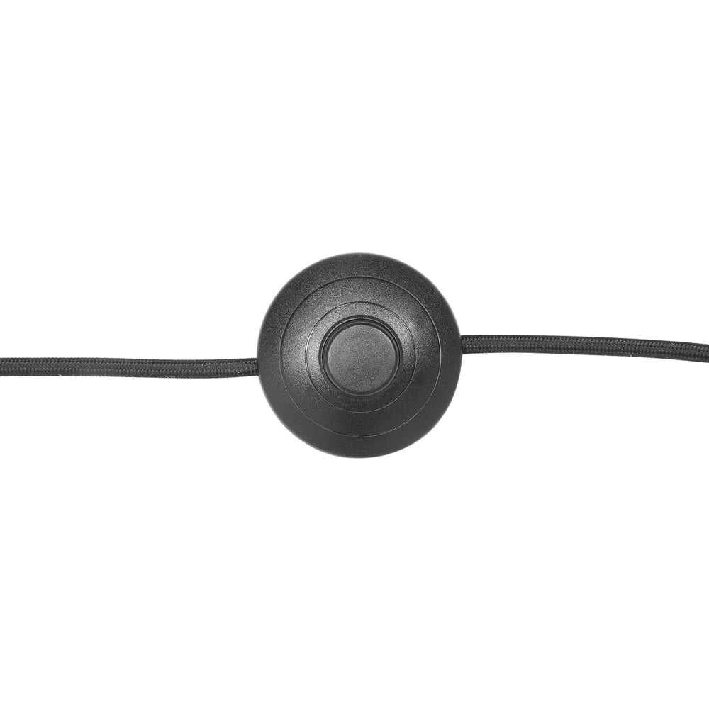 Lampada da Terra Colore Nero Metallo 175 cm Orientabile Industriale