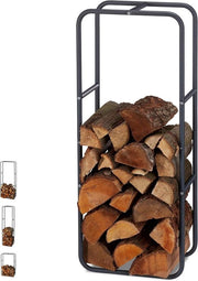 Set di accendini per legna da esterno - resistente alle intemperie - dimensioni 100 x 40 cm - colore antracite