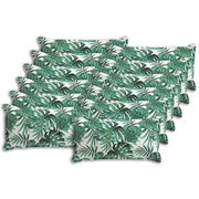 Federa 12 pcs HOUTEN Motivo a Foglie 40 x 80 cm Poliestere 918306
