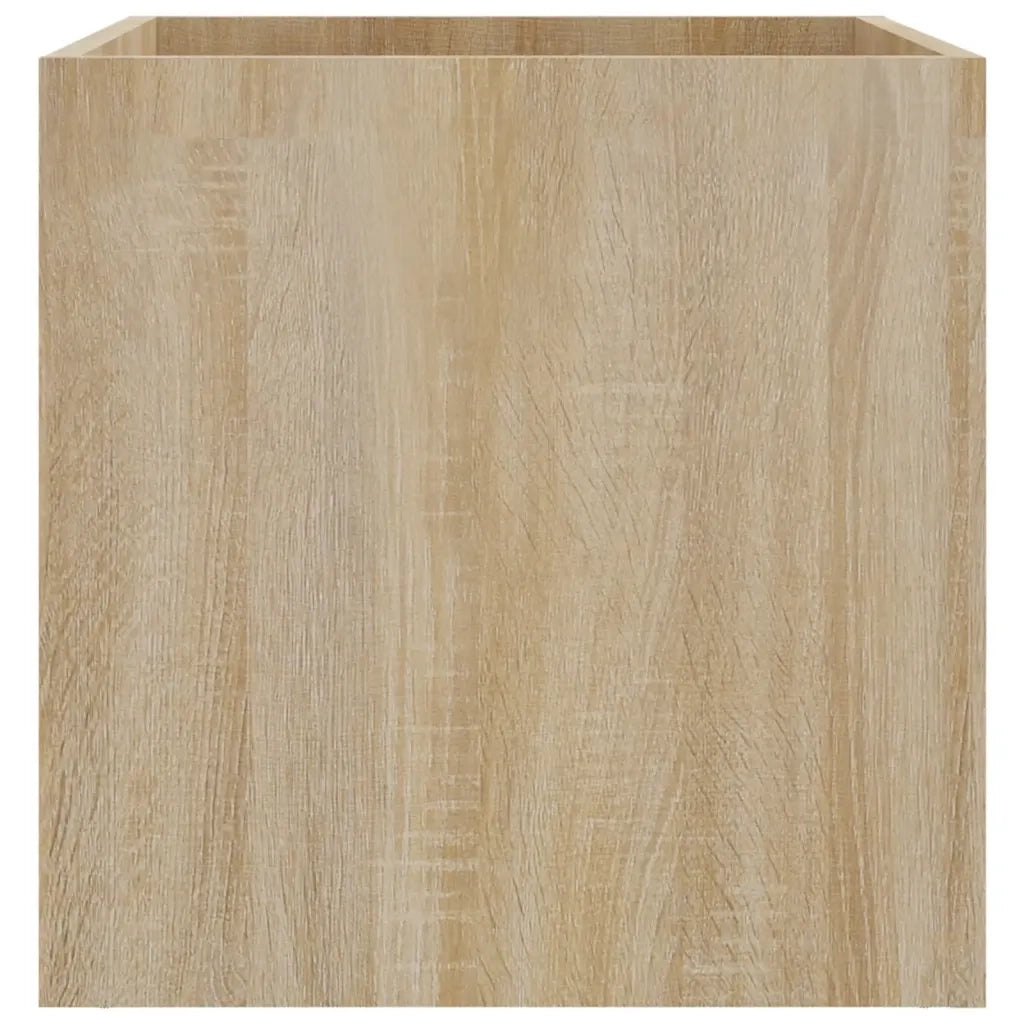 Fioriera | Cassetta per fiori | Vaso Rovere Sonoma 40x40x40 cm in Legno Multistrato