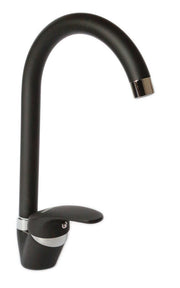 MISCELATORE RUBINETTO MONOCOMANDO X LAVELLO CUCINA CANNA ALTA COLORATI  5294X Nero 52941