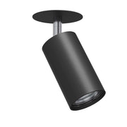 Faretto incasso orientabile Ø5,5 nero/cromo GU10 10W Brosline