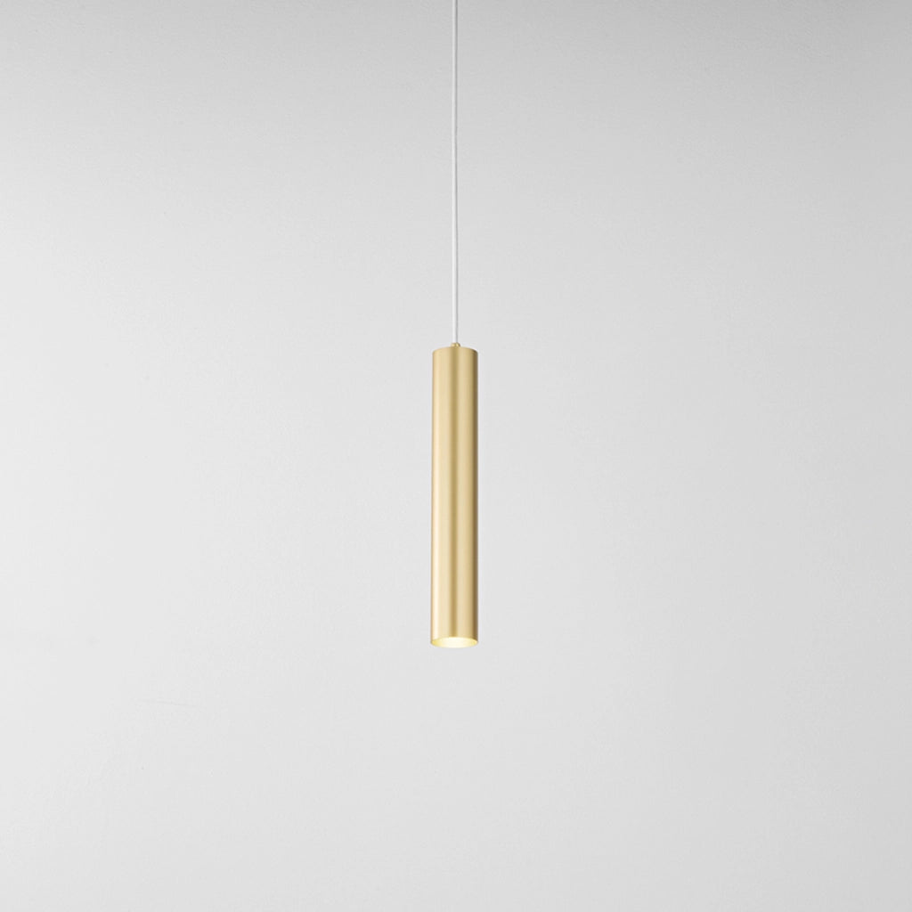 Sospensione Minimal Shot Metallo Oro 1 Luce Gu10 Ip20