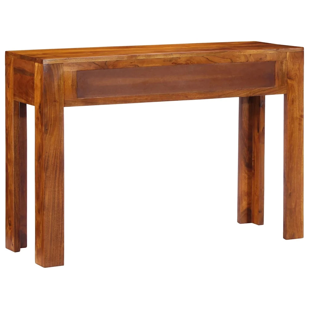 Tavolo Consolle 110x35x75 cm in Legno Massello di Acacia